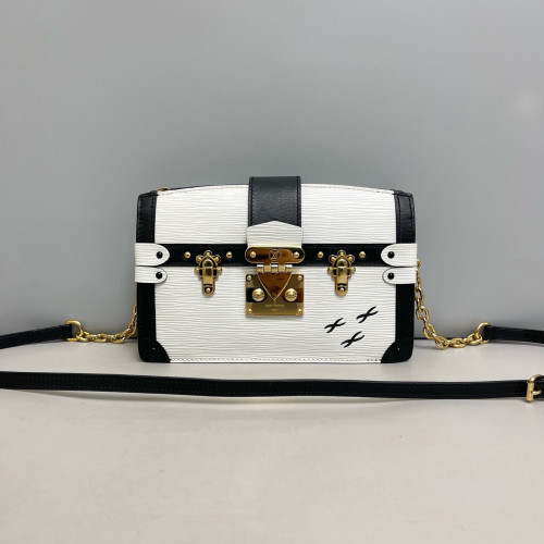 Louis Vuitton Trunk Clutch Epi White