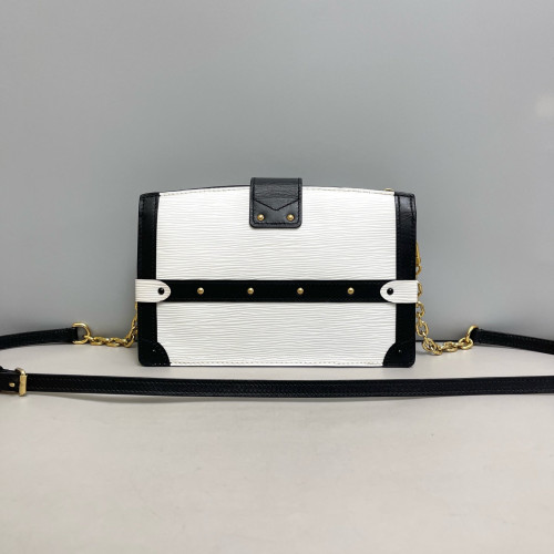 Louis Vuitton Trunk Clutch Epi White