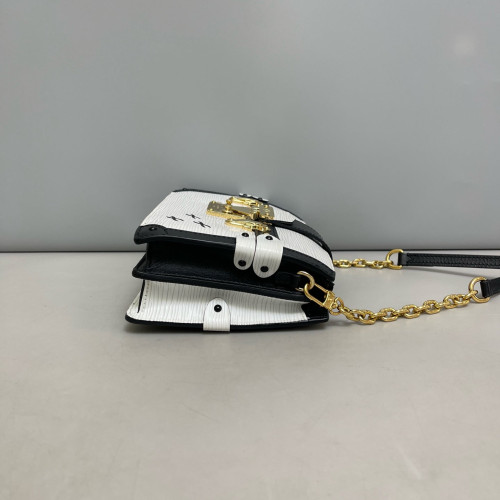 Louis Vuitton Trunk Clutch Epi White