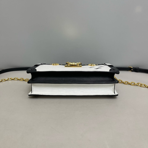 Louis Vuitton Trunk Clutch Epi White