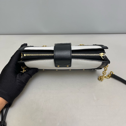 Louis Vuitton Trunk Clutch Epi White