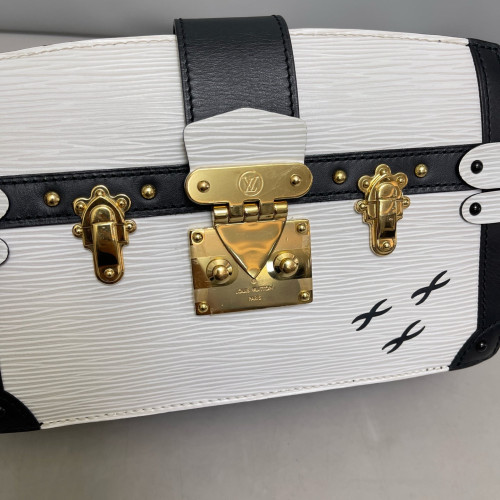 Louis Vuitton Trunk Clutch Epi White