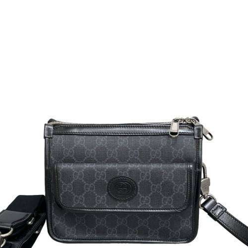 Gucci Crossbody Bag GG Supreme Monogram Black