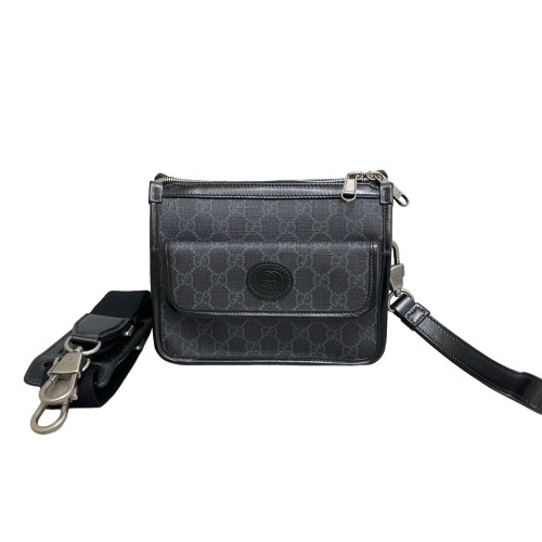 Gucci Crossbody Bag GG Supreme Monogram Black