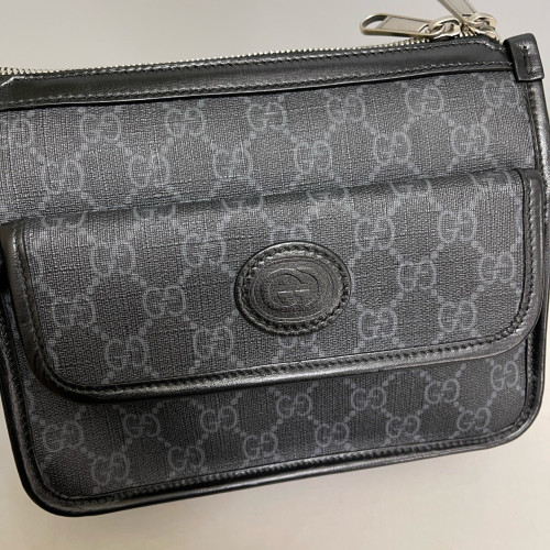 Gucci Crossbody Bag GG Supreme Monogram Black