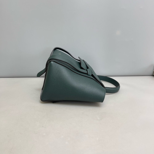 Celine Micro Belt Bag Grained Calfskin Dark Green