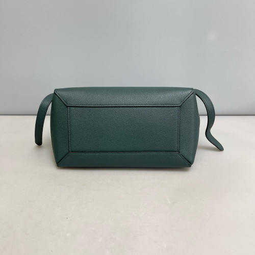 Celine Micro Belt Bag Grained Calfskin Dark Green