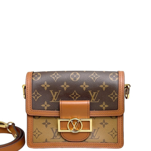 Louis Vuitton Dauphine Mini Reverse Monogram Brown Louis Vuitton Dauphine Mini Reverse Monogram Brown