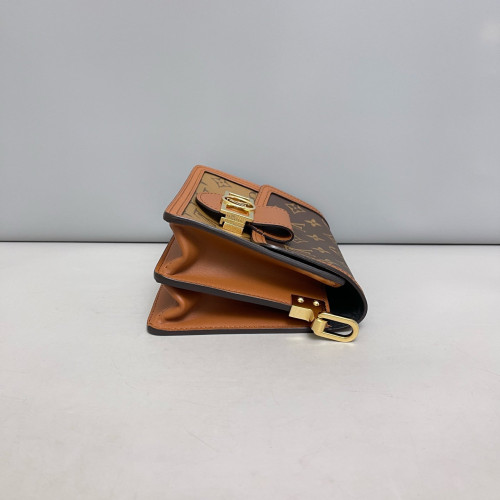 Louis Vuitton Dauphine Mini Reverse Monogram Brown Louis Vuitton Dauphine Mini Reverse Monogram Brown