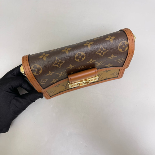 Louis Vuitton Dauphine Mini Reverse Monogram Brown Louis Vuitton Dauphine Mini Reverse Monogram Brown