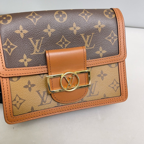 Louis Vuitton Dauphine Mini Reverse Monogram Brown Louis Vuitton Dauphine Mini Reverse Monogram Brown