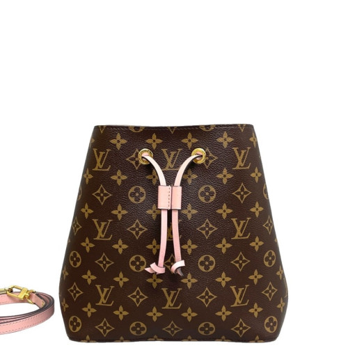 Louis Vuitton Neonoe MM Monogram Brown Pink Louis Vuitton Neonoe MM Monogram Brown Pink