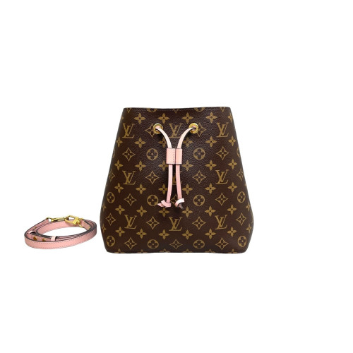 Louis Vuitton Neonoe MM Monogram Brown Pink Louis Vuitton Neonoe MM Monogram Brown Pink