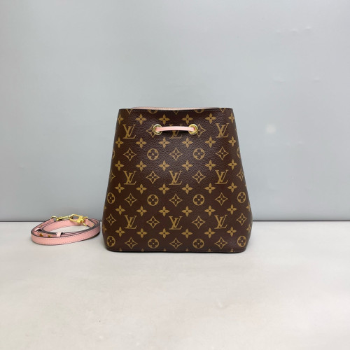 Louis Vuitton Neonoe MM Monogram Brown Pink Louis Vuitton Neonoe MM Monogram Brown Pink