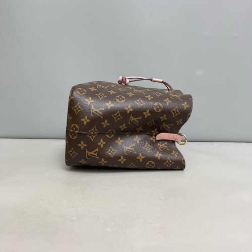 Louis Vuitton Neonoe MM Monogram Brown Pink Louis Vuitton Neonoe MM Monogram Brown Pink