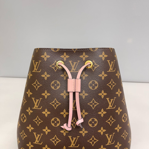 Louis Vuitton Neonoe MM Monogram Brown Pink Louis Vuitton Neonoe MM Monogram Brown Pink