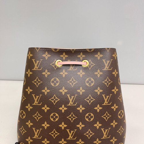 Louis Vuitton Neonoe MM Monogram Brown Pink Louis Vuitton Neonoe MM Monogram Brown Pink