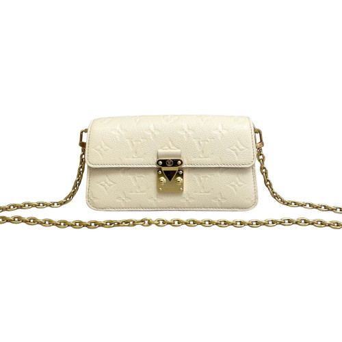 Louis Vuitton Metis Wallet On Chain Monogram Empreinte White