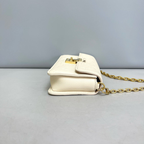 Louis Vuitton Metis Wallet On Chain Monogram Empreinte White