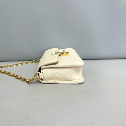 Louis Vuitton Metis Wallet On Chain Monogram Empreinte White