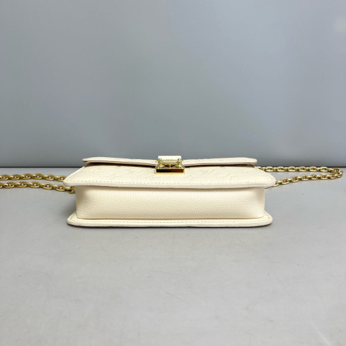 Louis Vuitton Metis Wallet On Chain Monogram Empreinte White