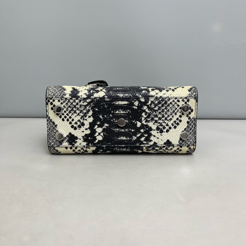 Yves Saint Laurent Nano Sac De Jour Python Black Beige