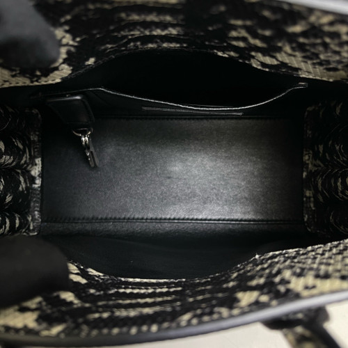 Yves Saint Laurent Nano Sac De Jour Python Black Beige
