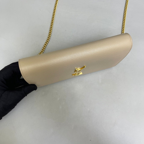 Yves Saint Laurent Small Classic Kate Caviar Natural Tan