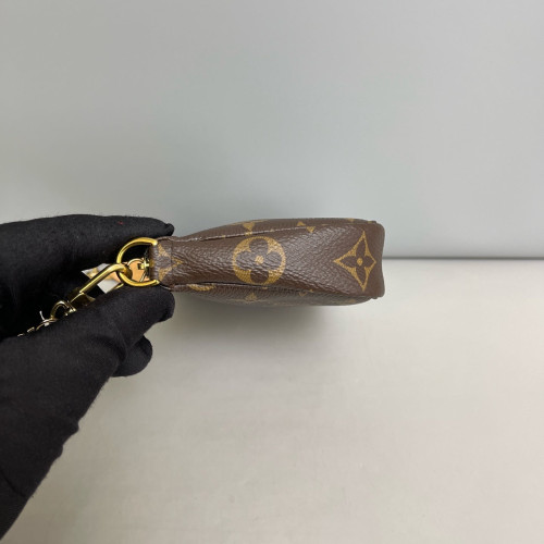 Louis Vuitton Pochette Mini Accessories Monogram Brown