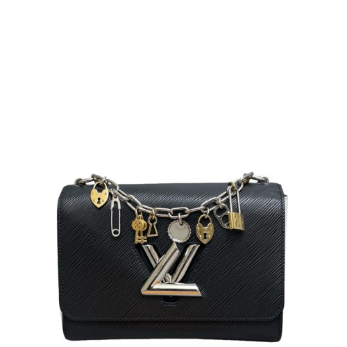 Louis Vuitton Twist MM Epi Black White