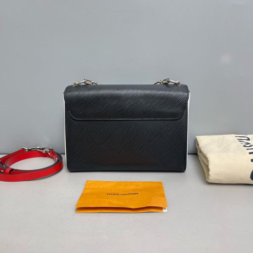 Louis Vuitton Twist MM Epi Black White