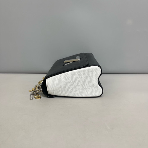 Louis Vuitton Twist MM Epi Black White