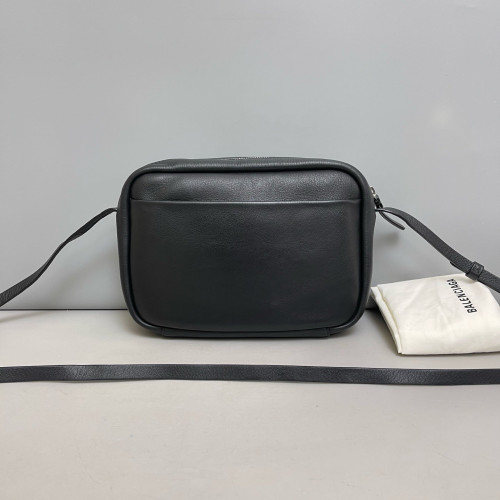 Balenciaga Camera Case Calfskin Black