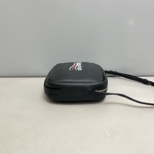 Balenciaga Camera Case Calfskin Black