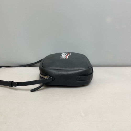 Balenciaga Camera Case Calfskin Black