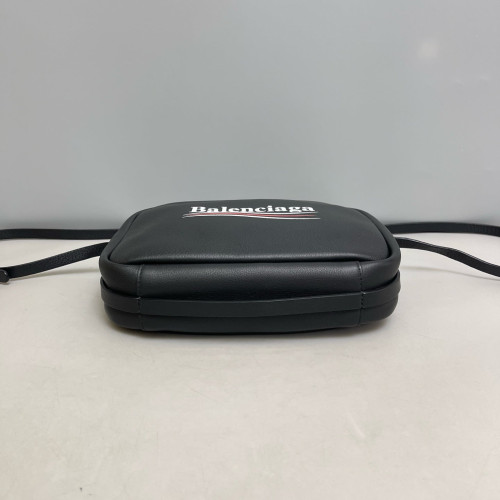 Balenciaga Camera Case Calfskin Black