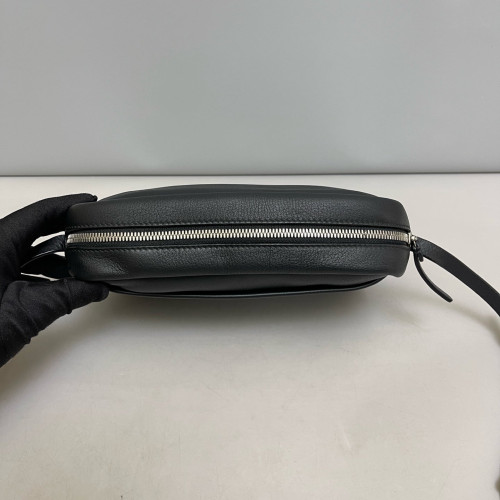 Balenciaga Camera Case Calfskin Black