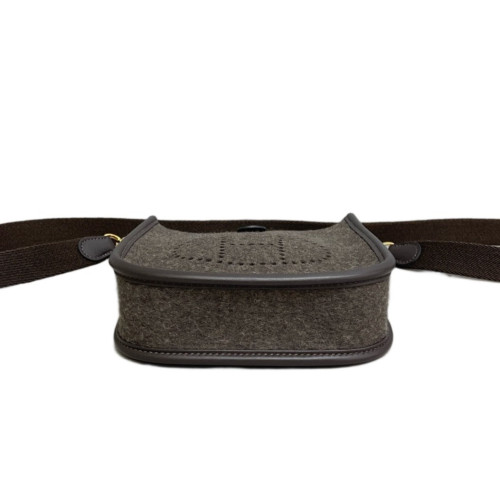 Hermes Mini Evelyne Wool Felt 46 Ebene Hermes Mini Evelyne Wool Felt 46 Ebene