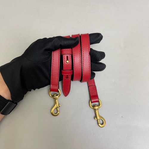 Gucci Matelasse GG Marmont Shoulder Tote Bag Calfskin Red