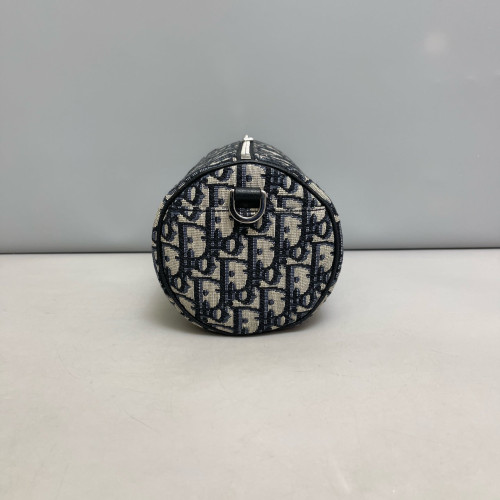 Dior Roller Messenger Bag Oblique Black Beige Navy
