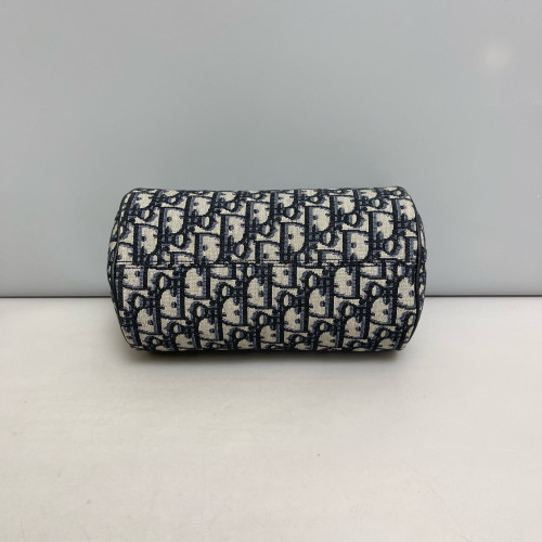 Dior Roller Messenger Bag Oblique Black Beige Navy