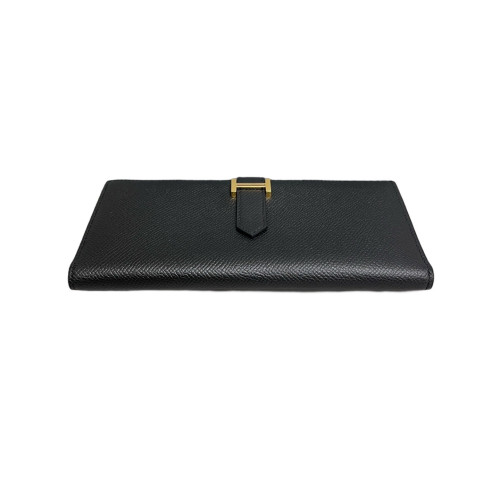 Hermes Bearn Gusset Wallet Epsom 89 Noir