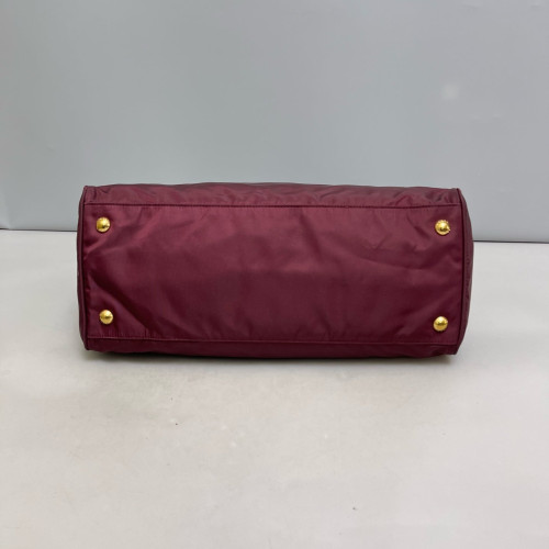 Prada Two-Way Bag Tessuto Nylon Burgundy Prada Two-Way Bag Tessuto Nylon Burgundy