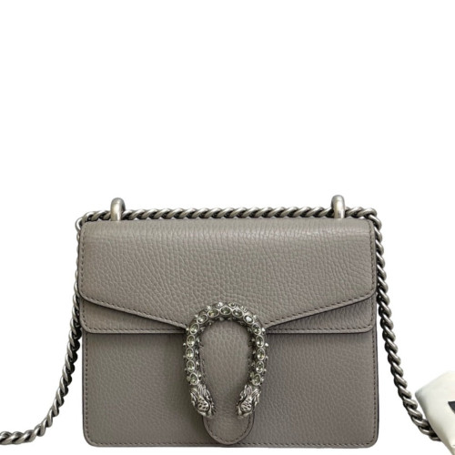 Gucci Mini Dionysus Grained Calfskin Grey