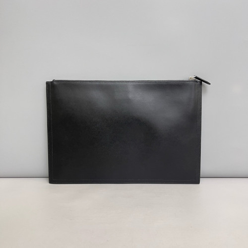 Givenchy Clutch Calfskin Black White