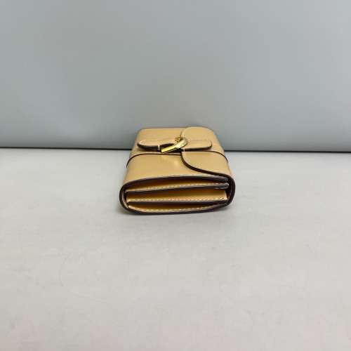 Delvaux Clutch Calfskin Natural Tan