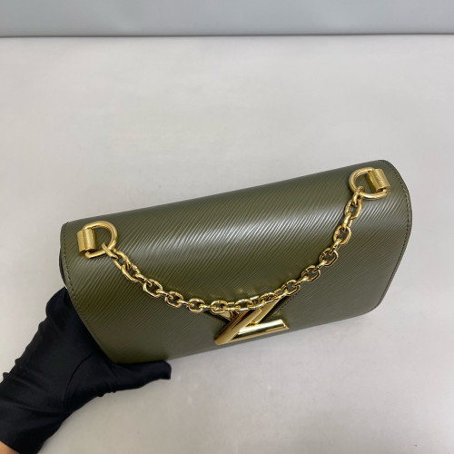 Louis Vuitton Twist MM Epi Green White