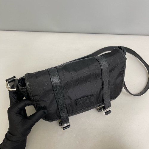 Gucci Messenger Nylon GG Supreme Monogram Black