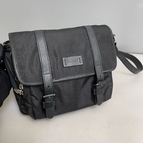 Gucci Messenger Nylon GG Supreme Monogram Black