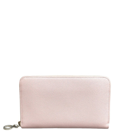 Bvlgari Continental Wallet Calfskin Pink
